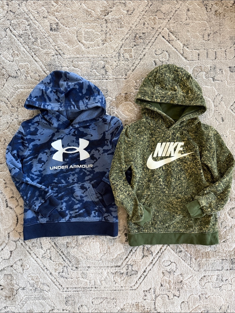 Under Armour & Nike Boys' 4T Camo Hoodies